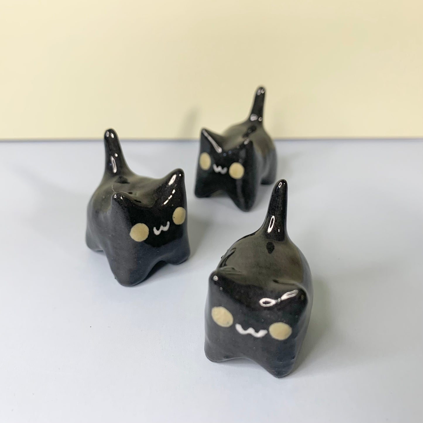 Mini Black Cat Figurine