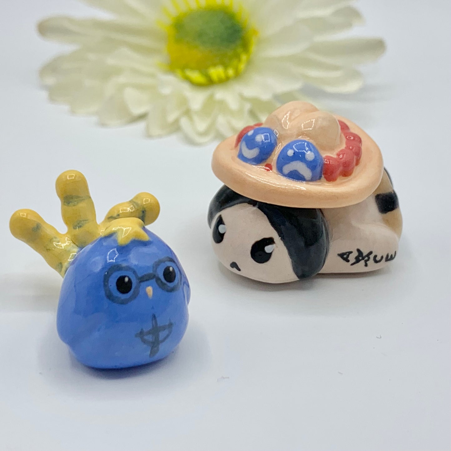 One Piece Marco the Pheonix Inspired Ceramic Figurine