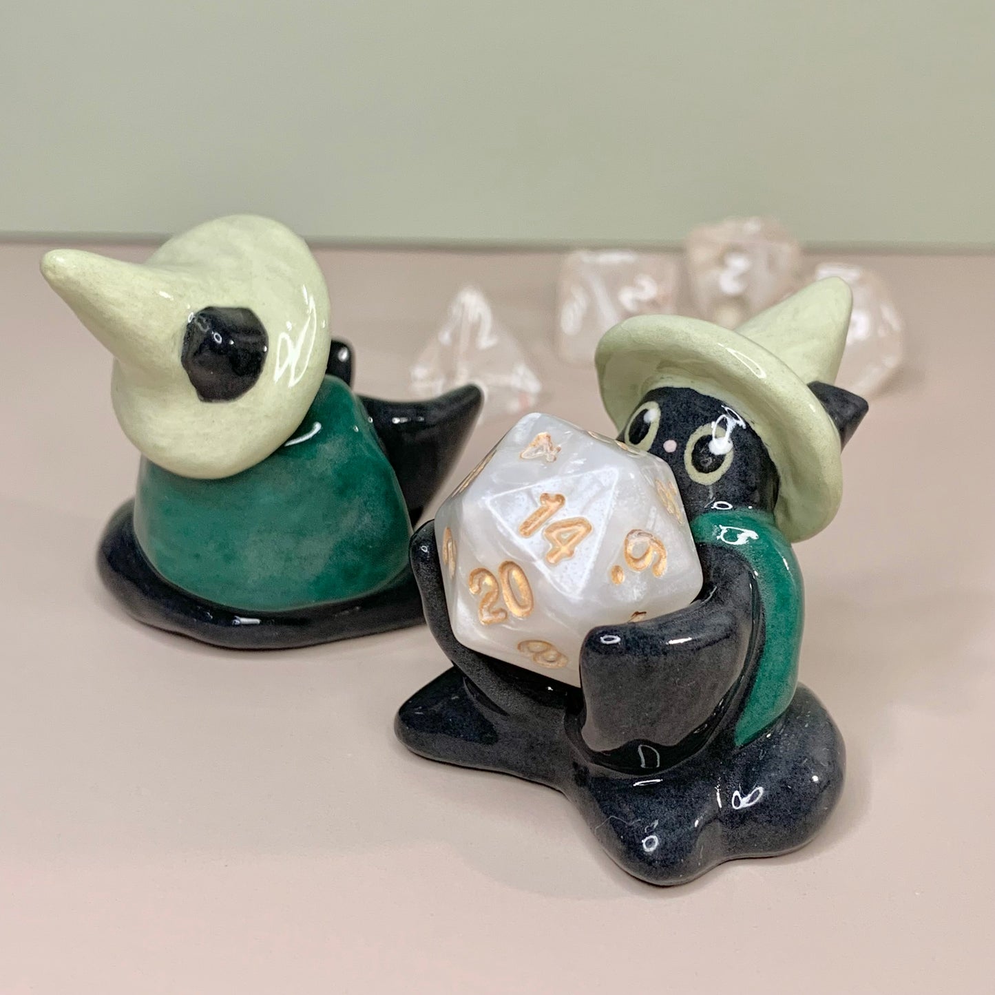 Black Cat Dnd Companion D20 Holder
