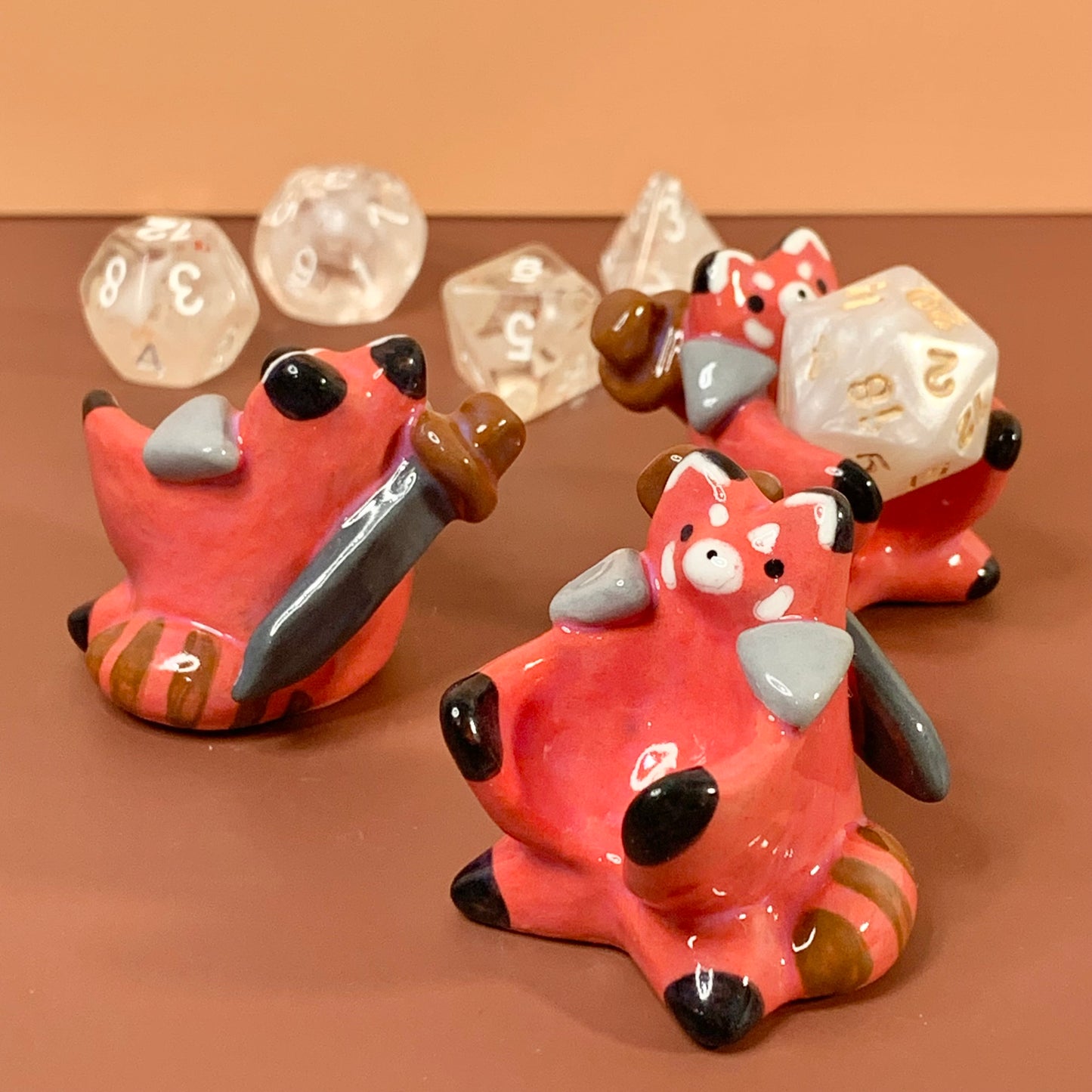 Red Panda Dnd Companion D20 Holder
