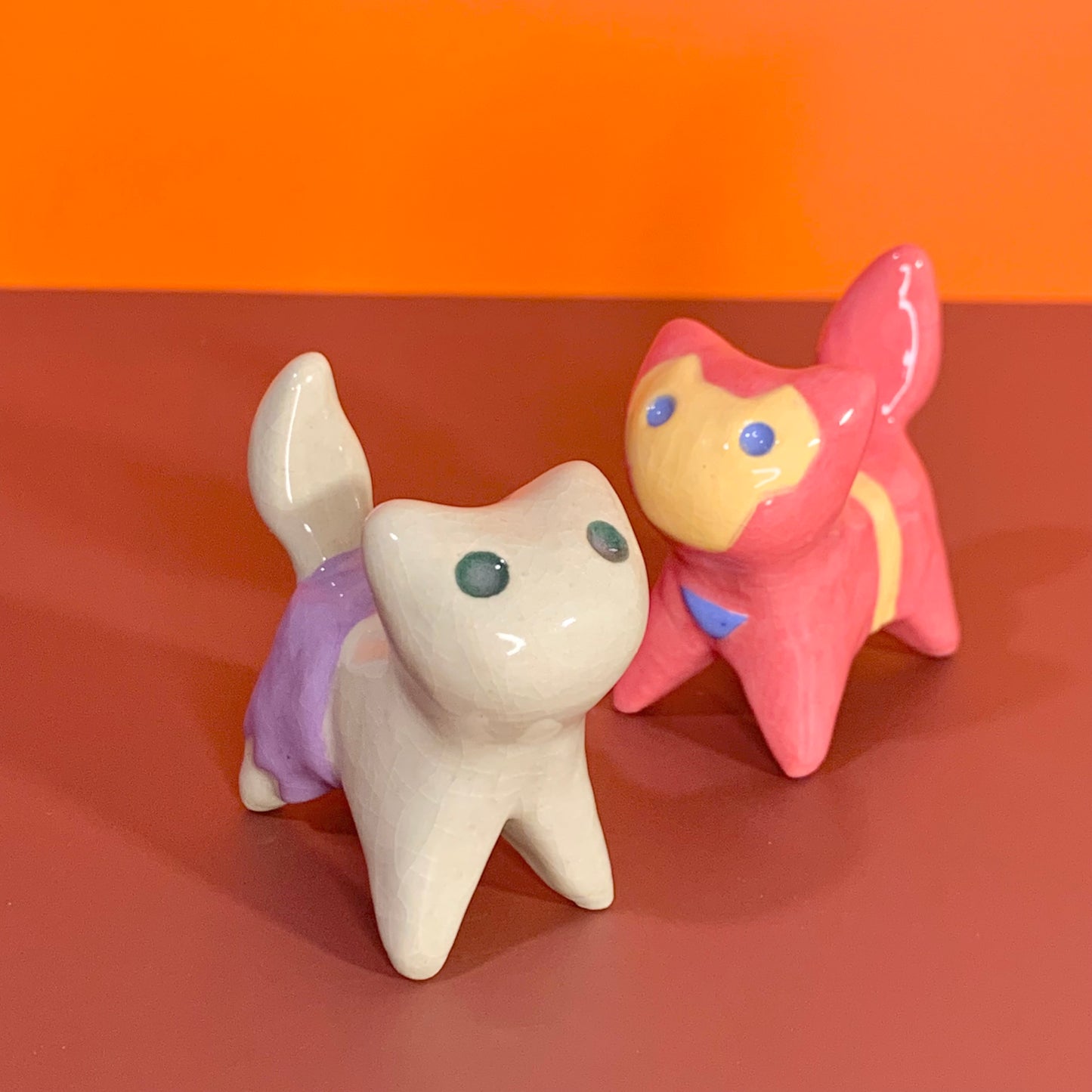 Hulk Kitty Avengers Ceramic Cat Figurine