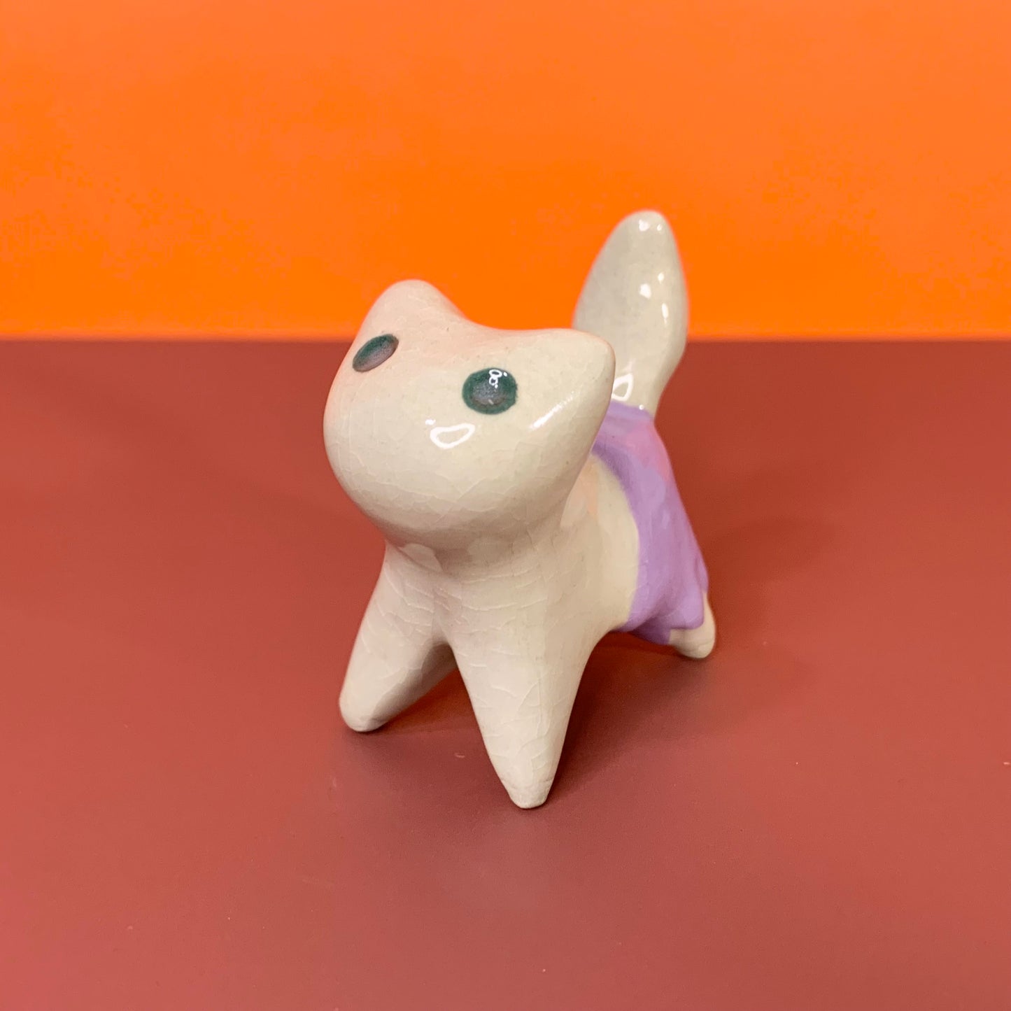 Hulk Kitty Avengers Ceramic Cat Figurine