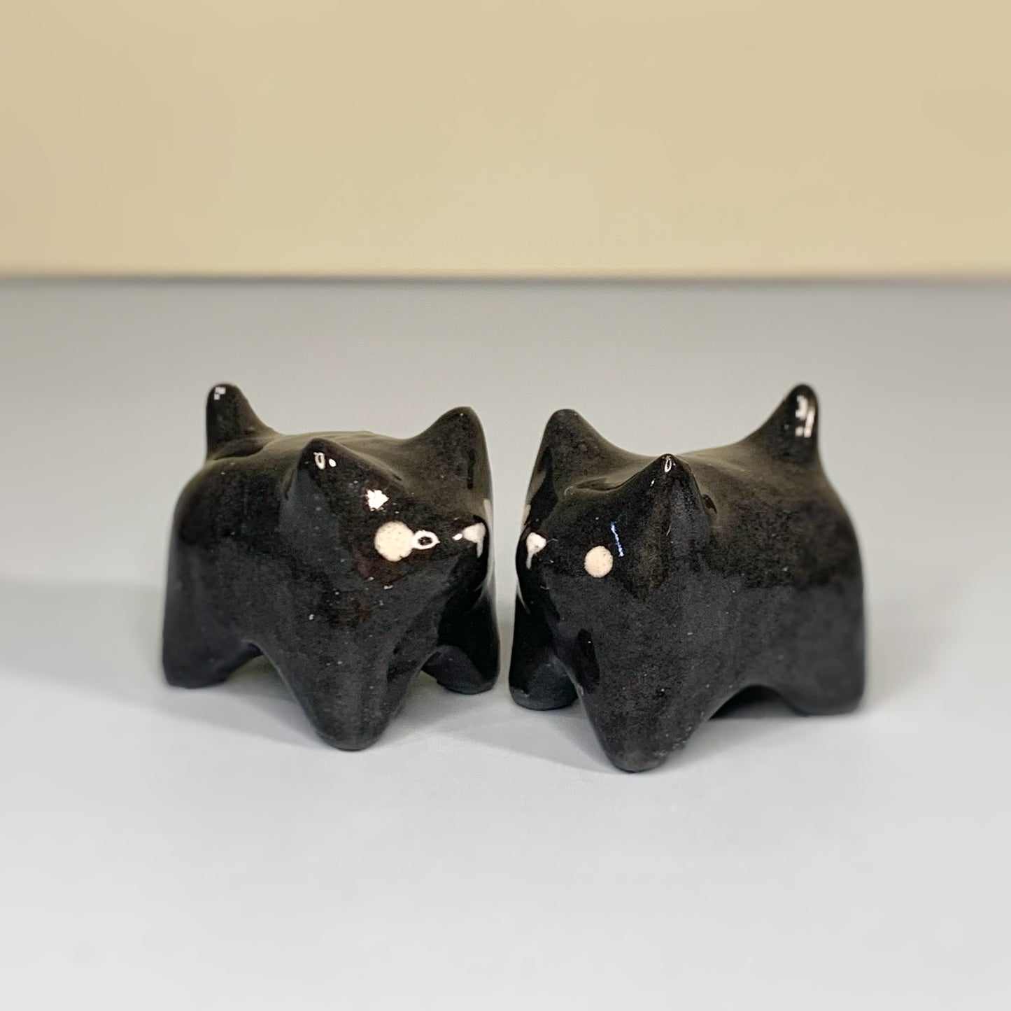 Mini Black Dog Figurine