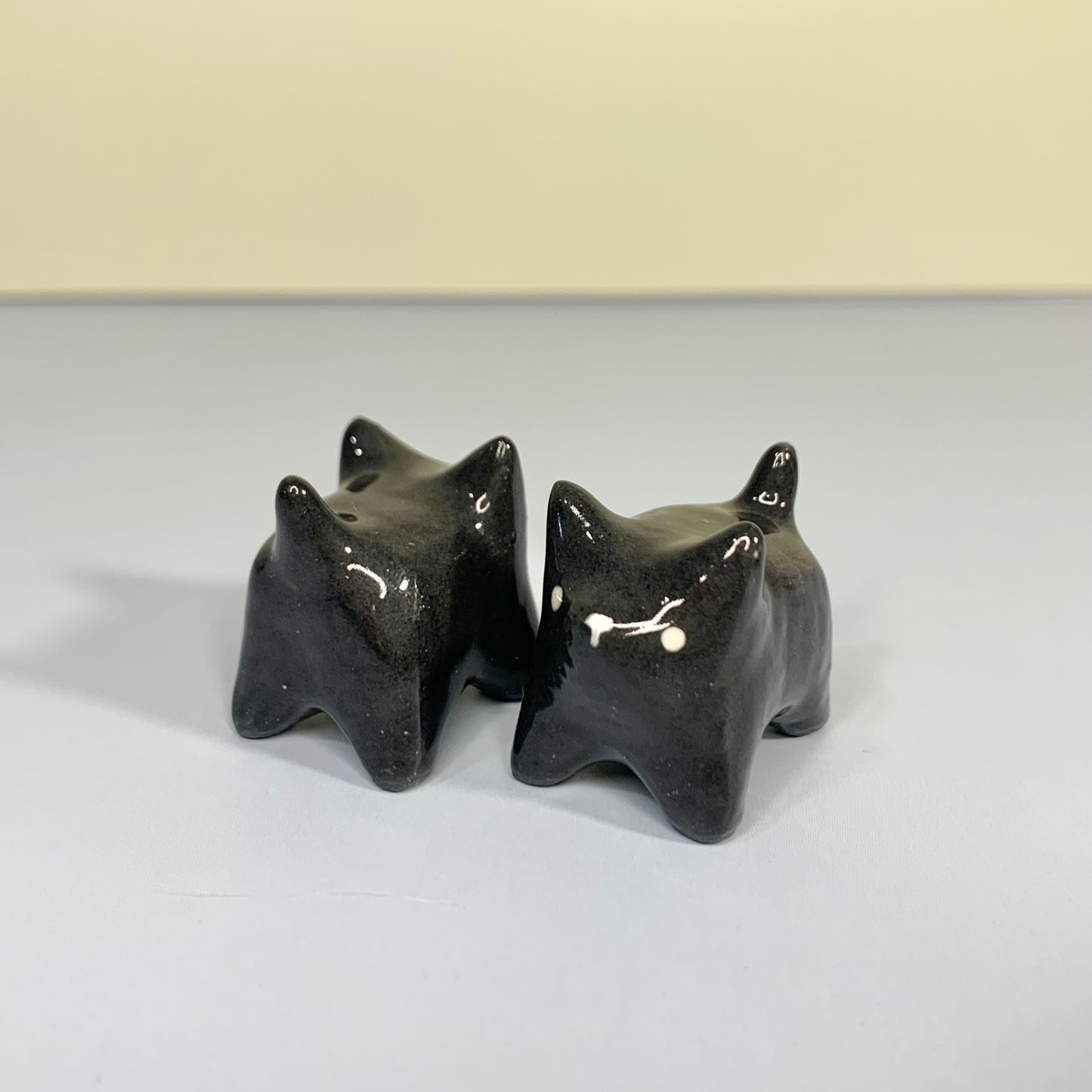 Mini Black Dog Figurine