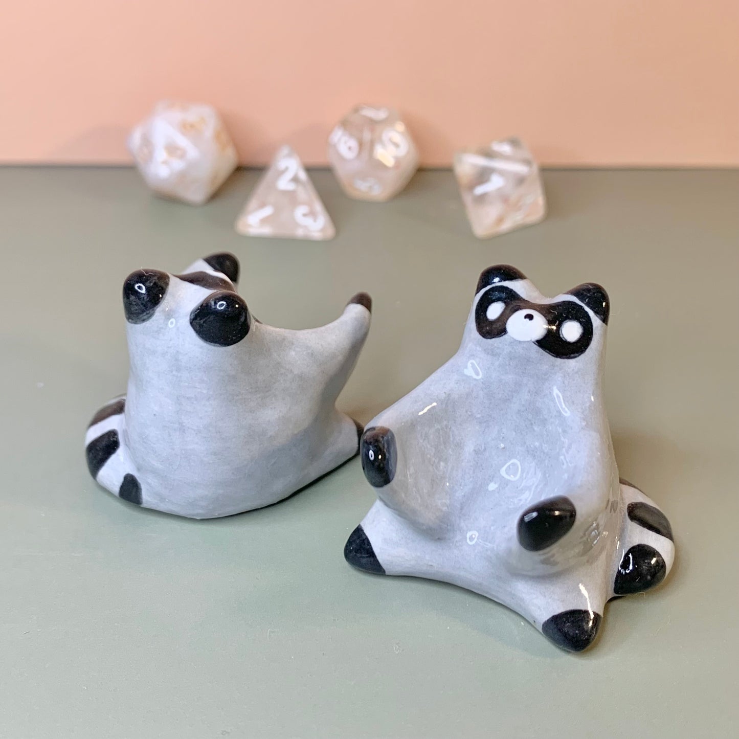 Raccoon Dnd Companion D20 Holder