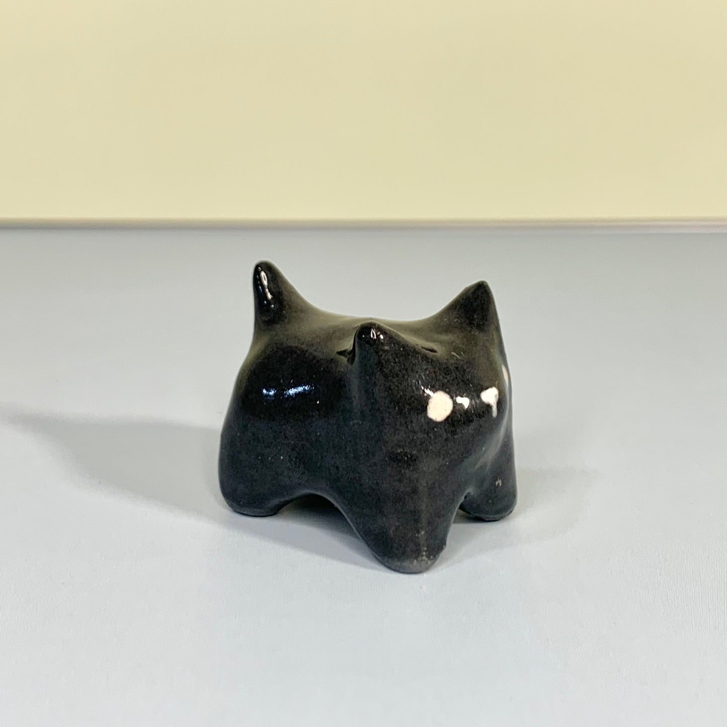 Mini Black Dog Figurine