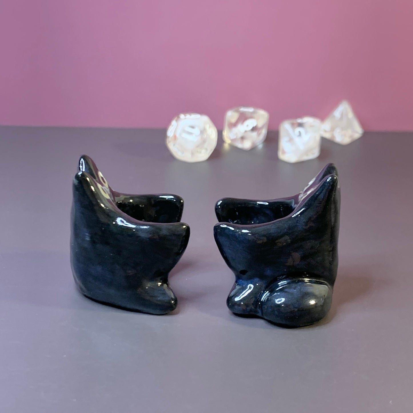Black Cat Dnd Companion D20 Holder