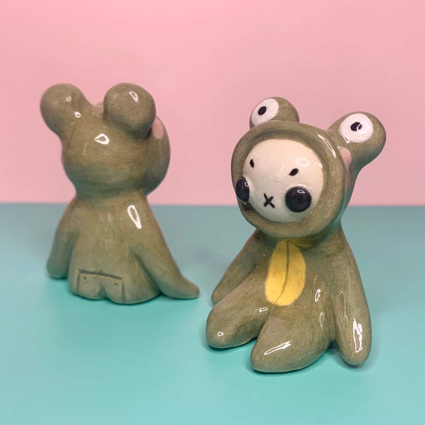 Cute Animal Costumed Ceramic Figurines