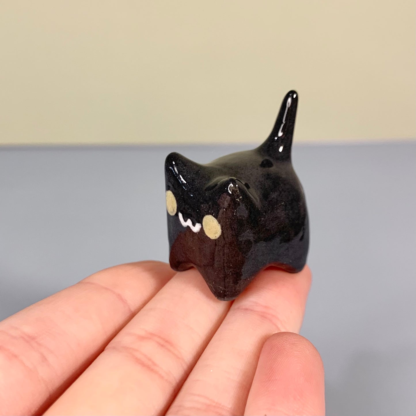Mini Black Cat Figurine