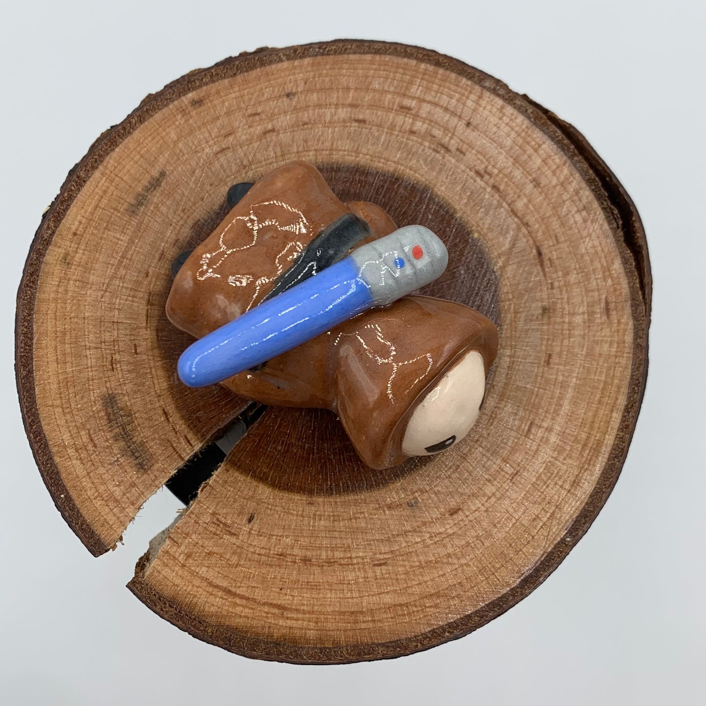 Jedi Inspired Ceramic Figurine