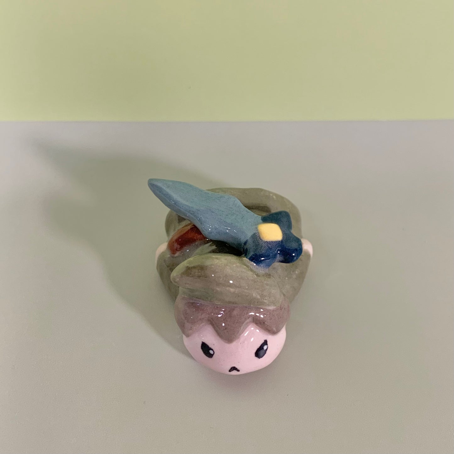 Link Inspired Ceramic Figurine