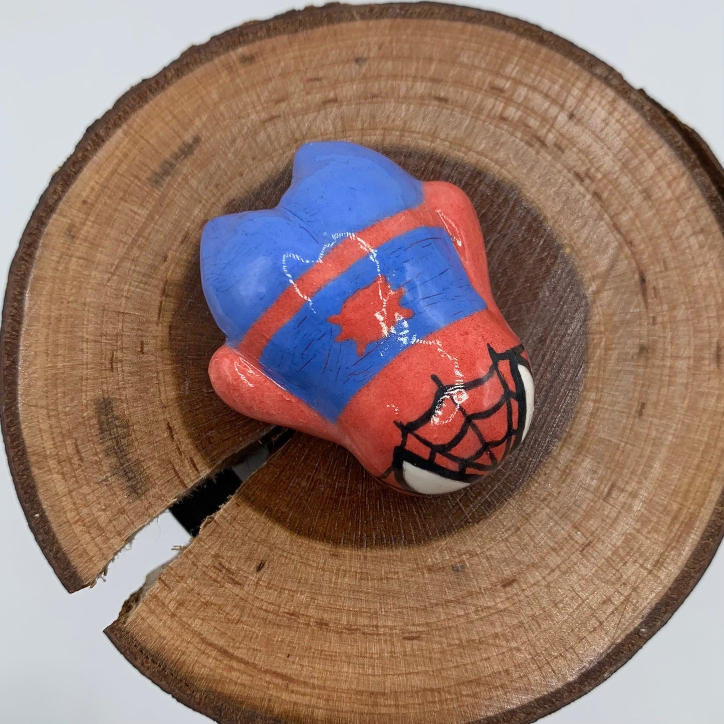 Spider-Man Inspired Ceramic Figurine