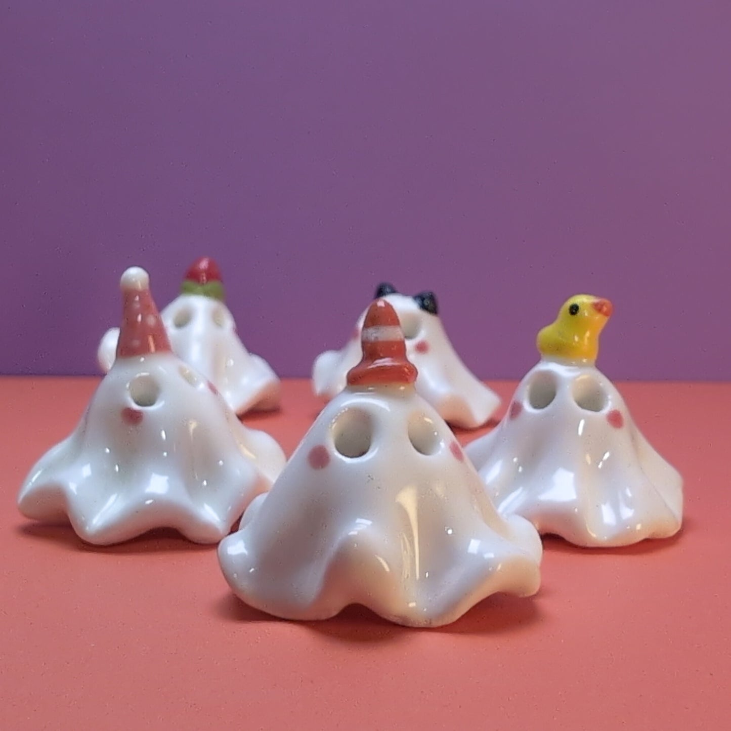 Mini Ghost Ceramic Figurine
