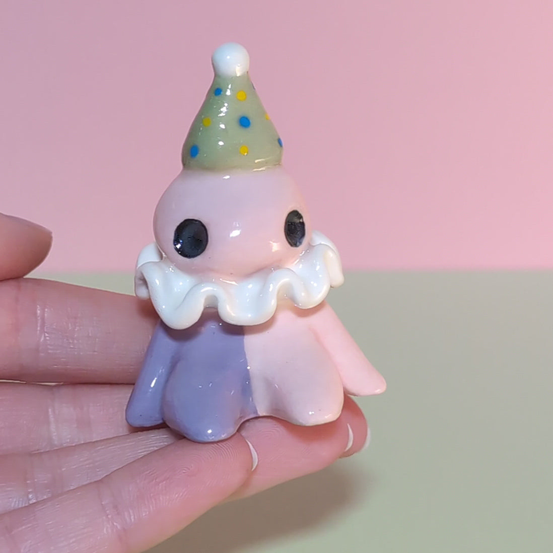 Clown Ceramic Figurine