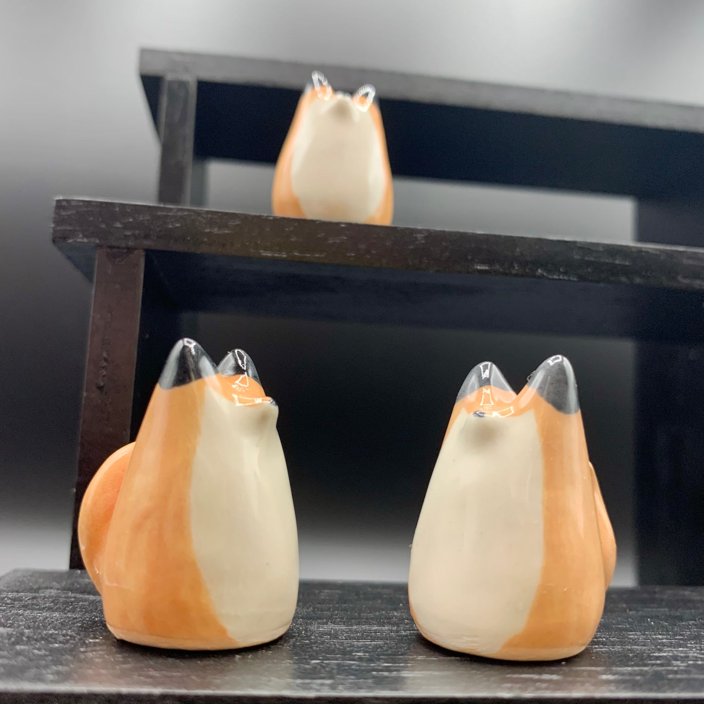 Mini Fox Ceramic Figurine