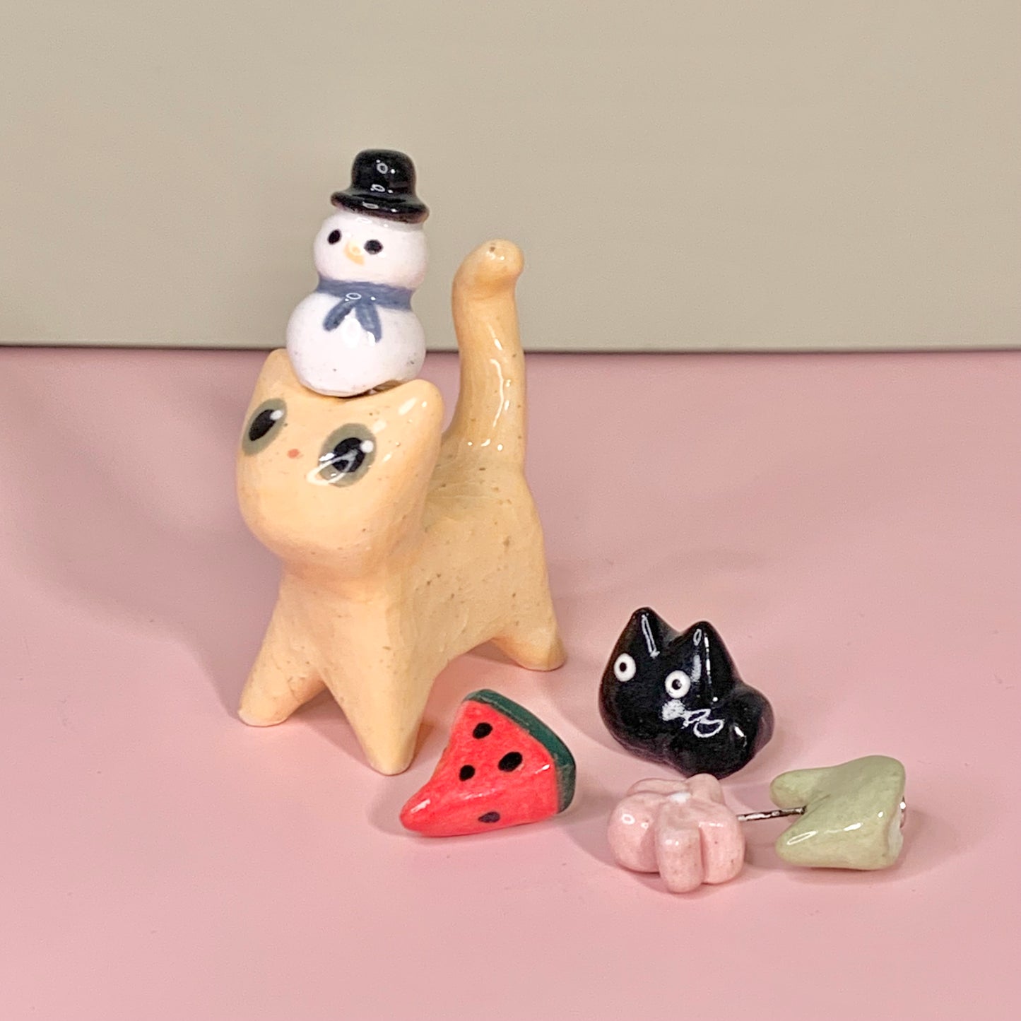 Magnetic Attachments for Ceramic Cats(CAT NOT INCLUDED)