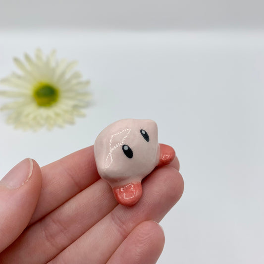 Kirby Ceramic Figurine