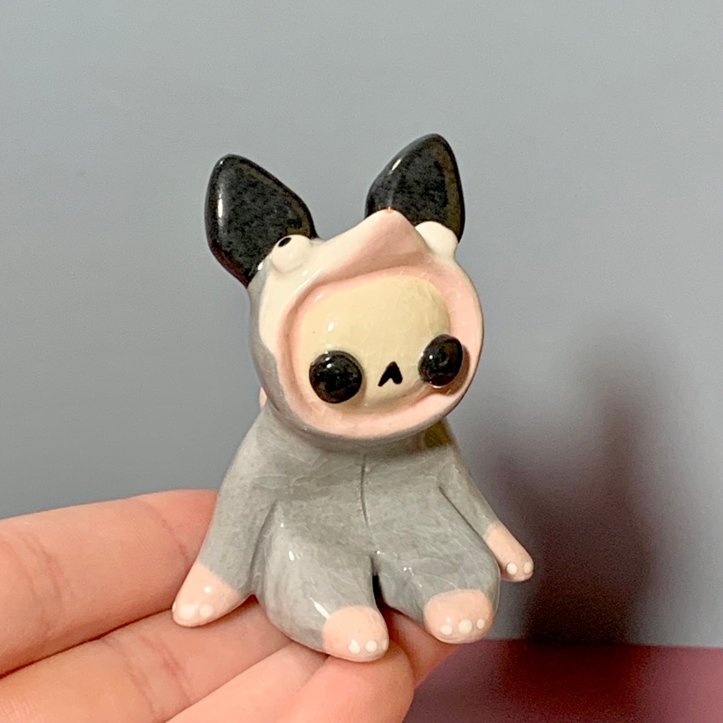 Cute Possum Costumed Ceramic Figurines