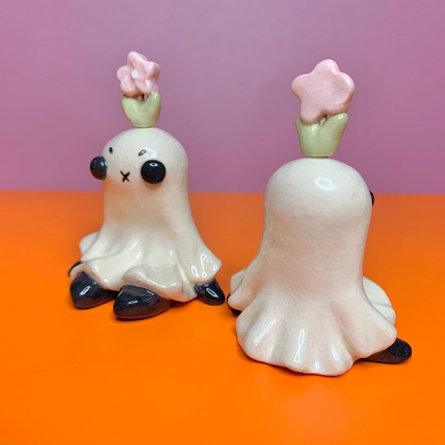 Ghost Ceramic Figurines