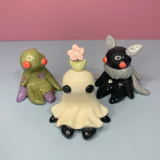 Spooky Cute Ceramic Figurines