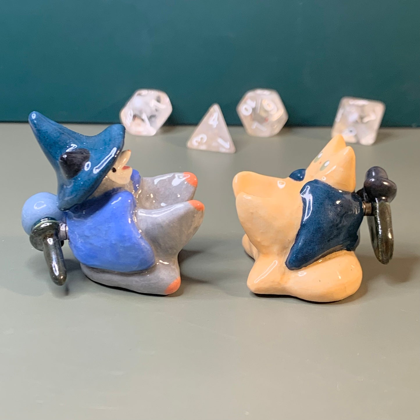Companions w/ Weapon Attachments Dnd D20 Holder