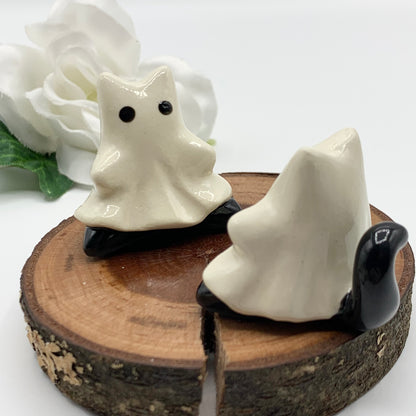 Ghost Cuties Cat Bunny Dog Ceramic Figurine