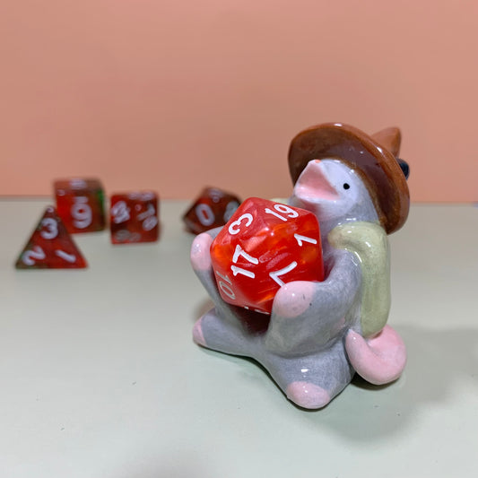 Wizard Possum Dnd Companion D20 Holder