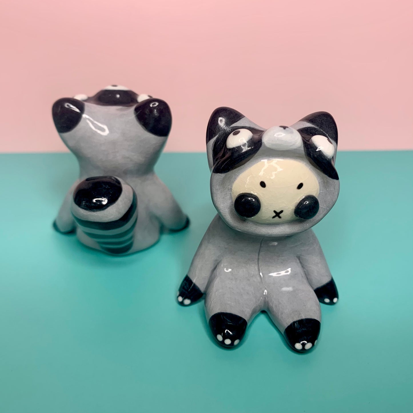 Cute Animal Costumed Ceramic Figurines