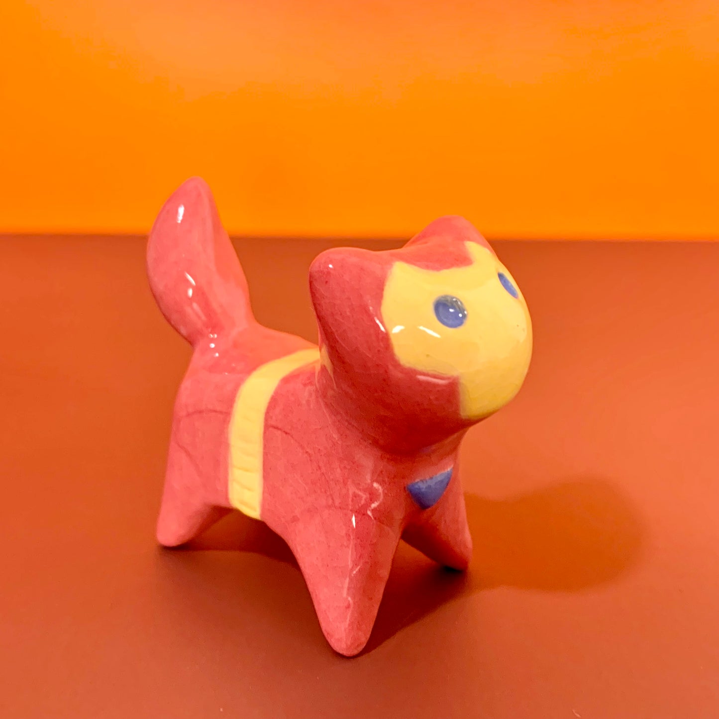 Iron Kitty Avengers Ceramic Cat Figurine
