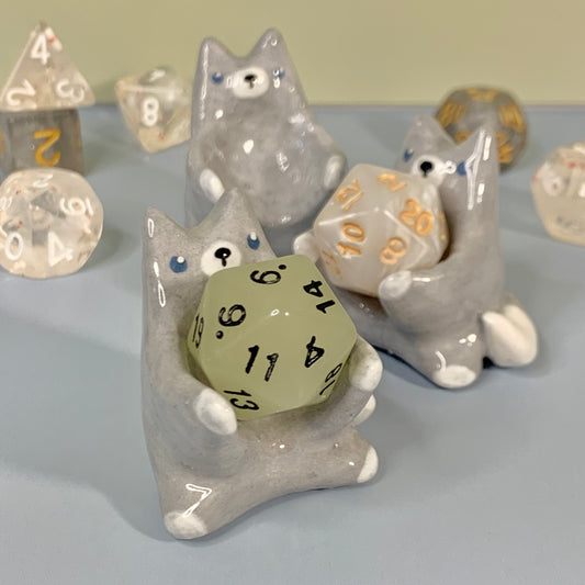 Grey Wolf Dnd Companion D20 Holder
