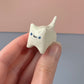 Mini White Cat Figurine