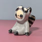 Cute Raccoon Costumed Ceramic Figurines
