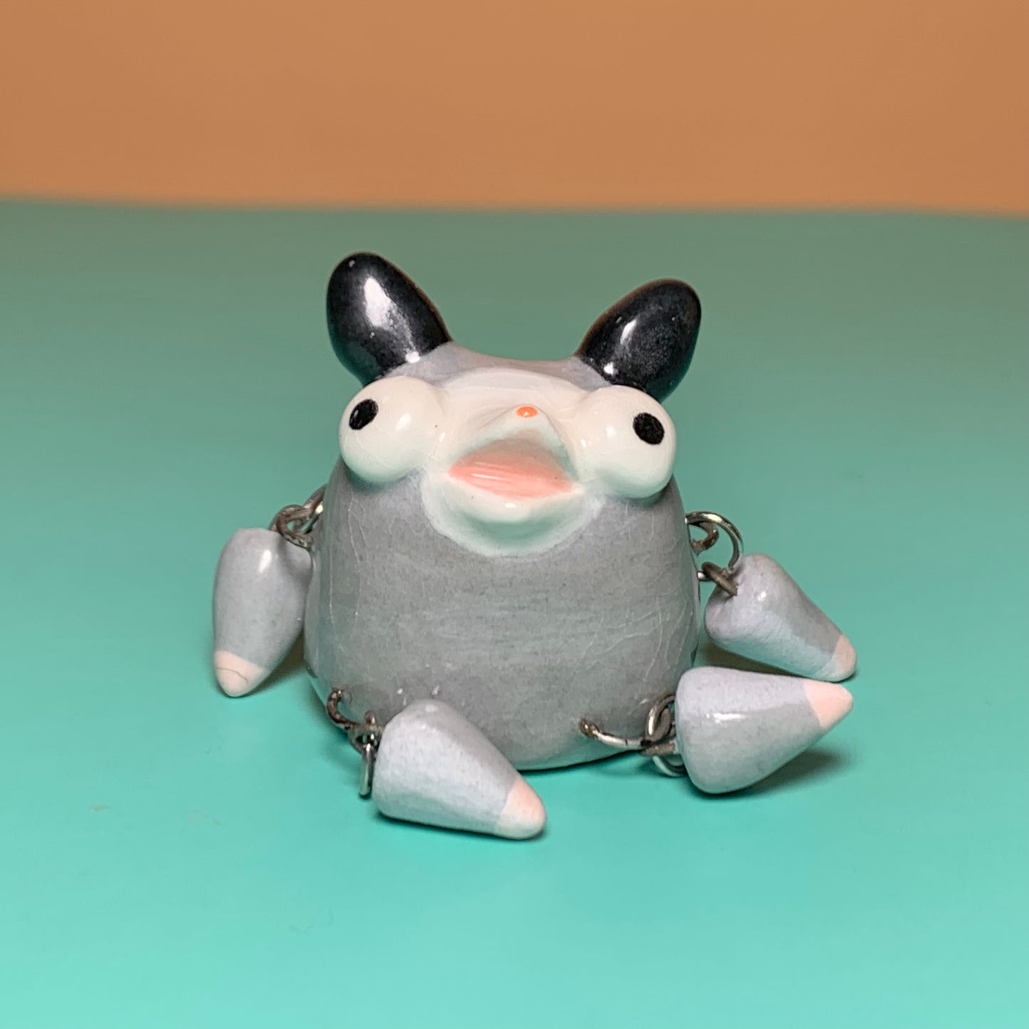 Cutie Animals with Dangling Legs Ceramic Figurine