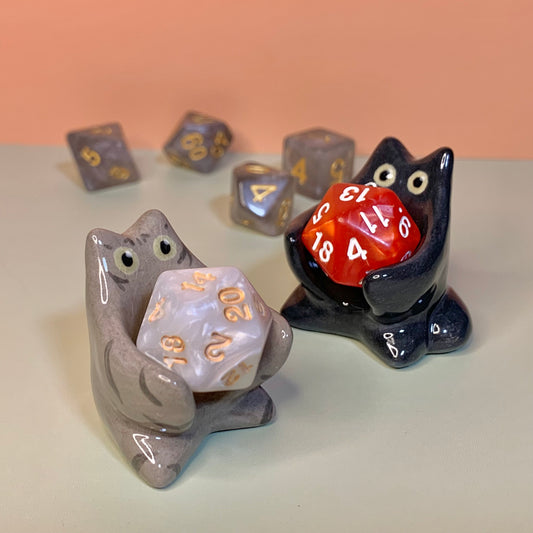 Cat Dnd Companion D20 Holder