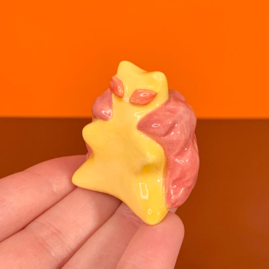 Doflamingo Kitty One Piece Inspired Ceramic Figurine