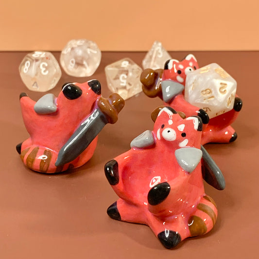 Red Panda Dnd Companion D20 Holder