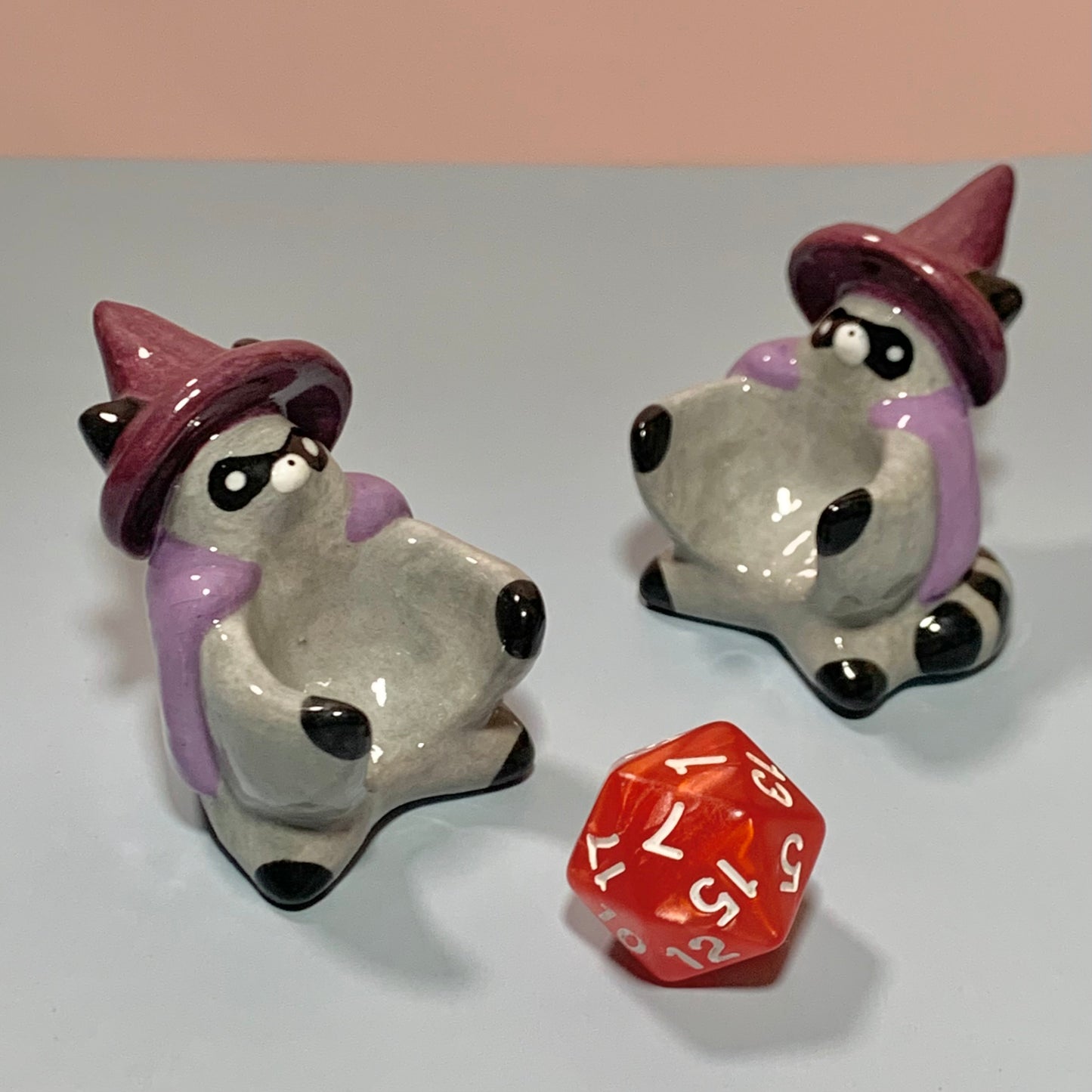 Wizard Raccoon Dnd Companion D20 Holder