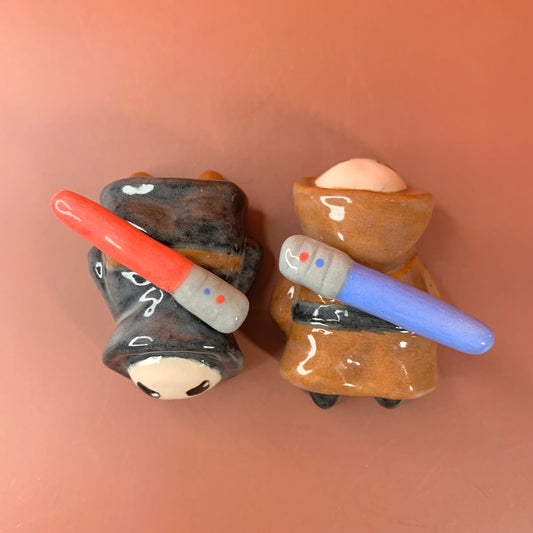 Star Wars Set of Two Ceramic Figurines