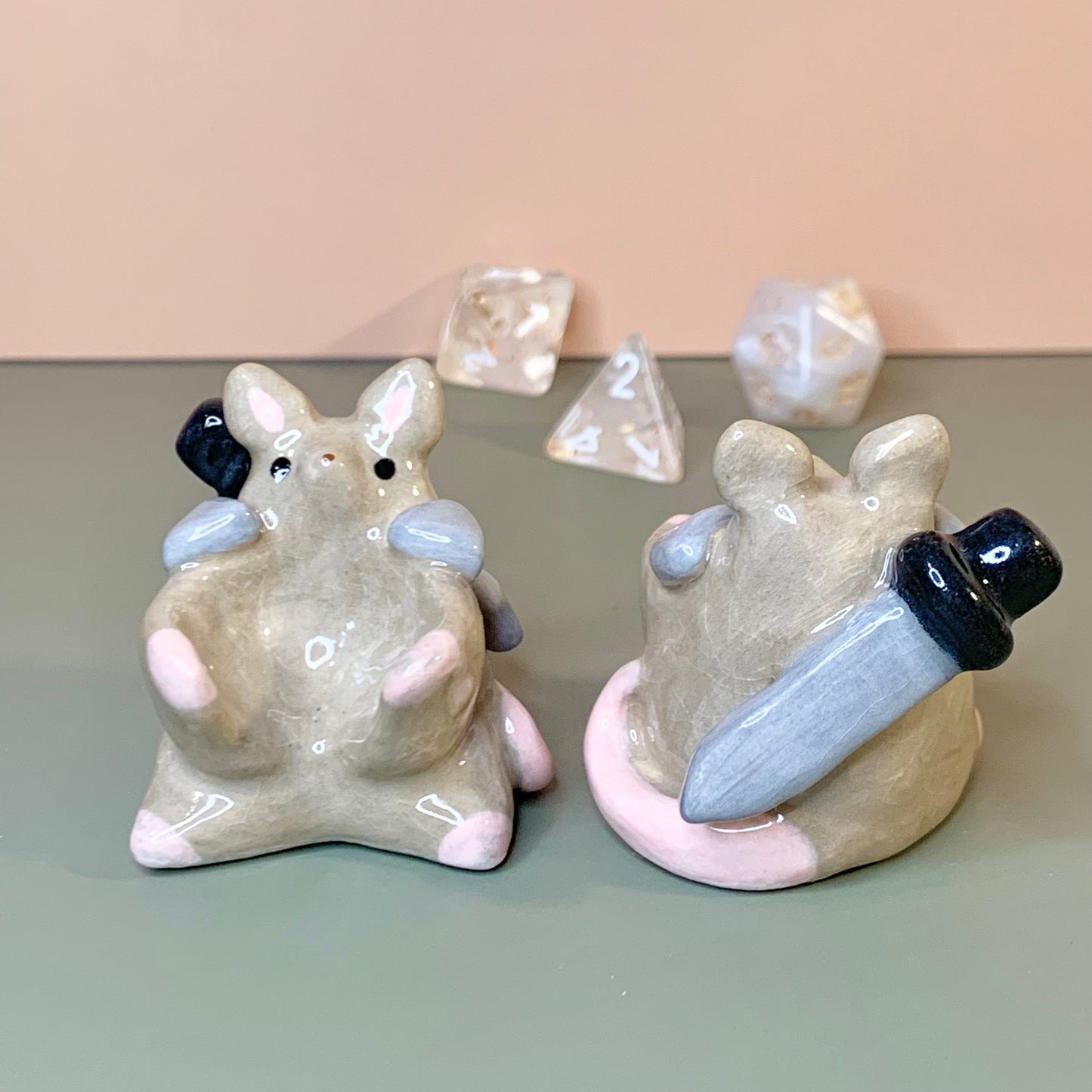 Mouse Dnd Companion D20 Holder