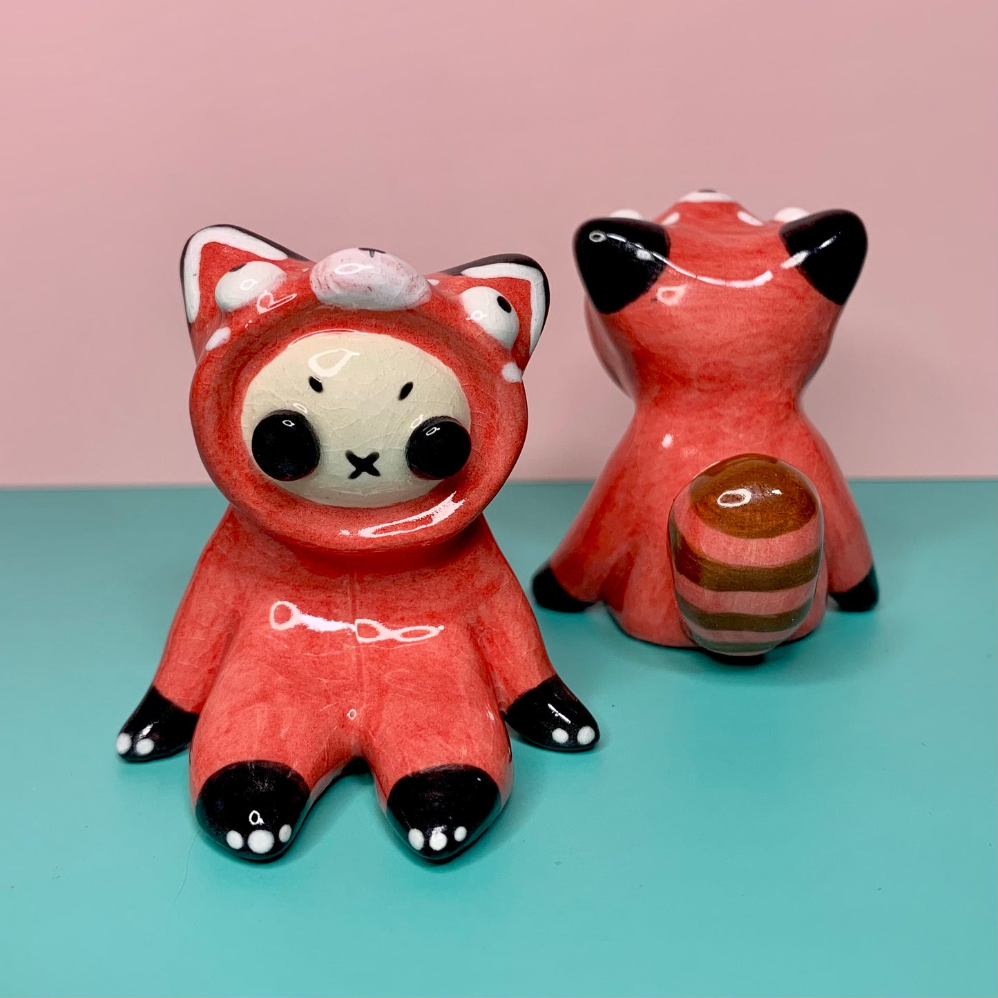 Cute Animal Costumed Ceramic Figurines
