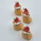 Santa Cat Ceramic Figurine