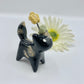 Flower Bouquet Ceramic Spotted Cats