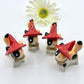 Calico Springtime Witch Ceramic Cat