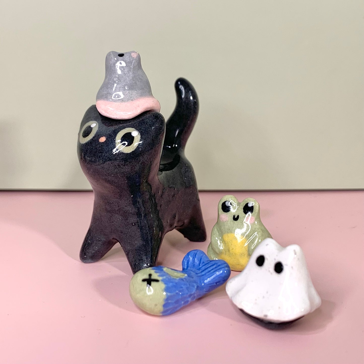 Magnetic Attachments for Ceramic Cats(CAT NOT INCLUDED)