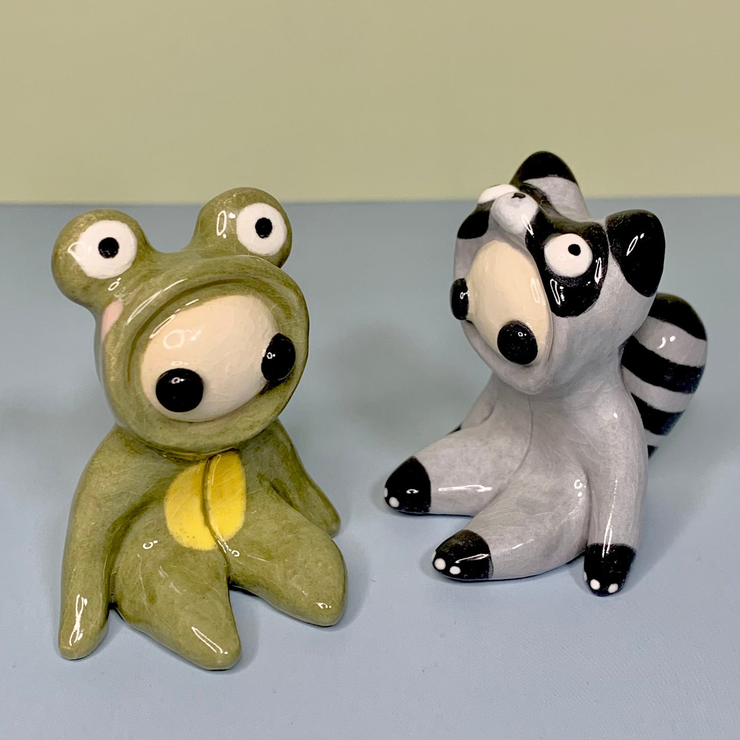 Cute Animal Costumed Ceramic Figurines