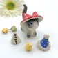 Custom Cat with Magnetic Hats Ceramic Figurine