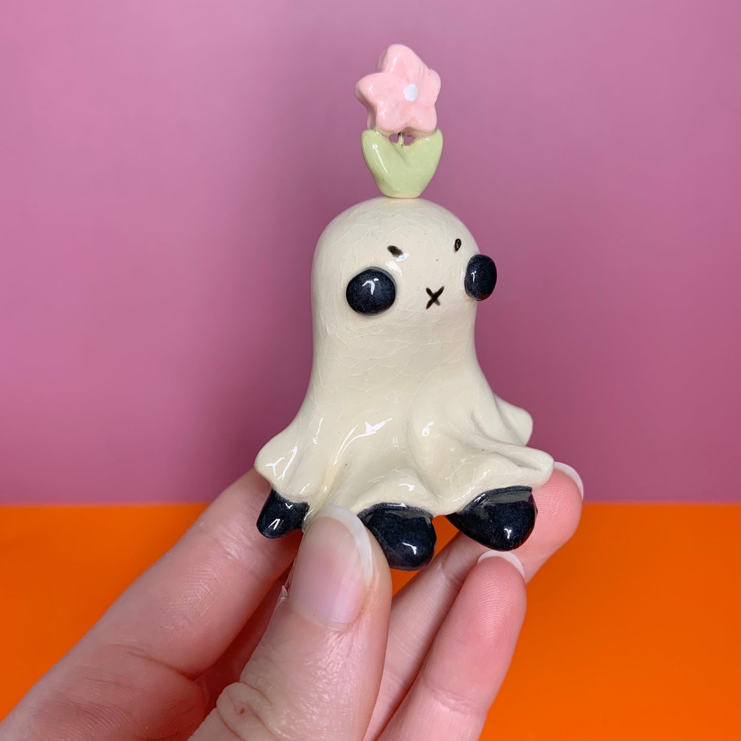 Ghost Ceramic Figurines