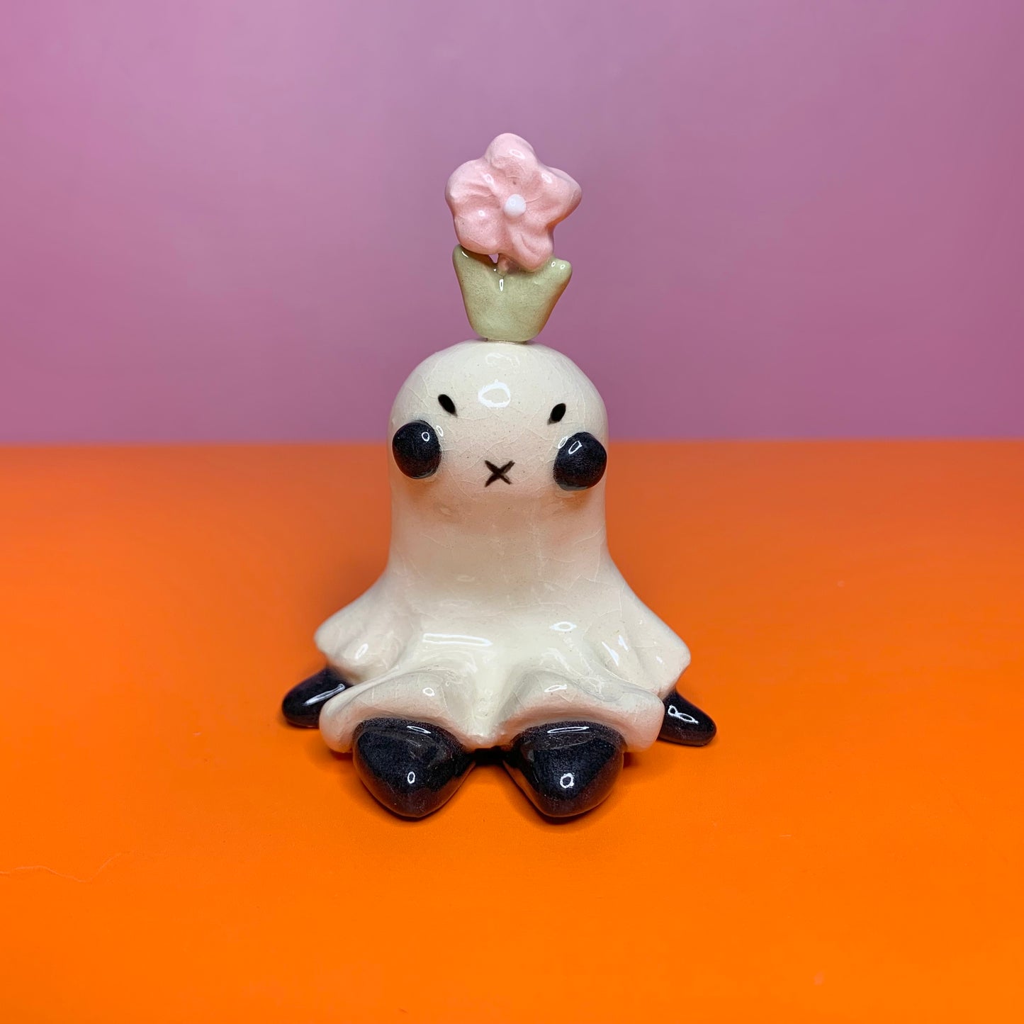 Ghost Ceramic Figurines