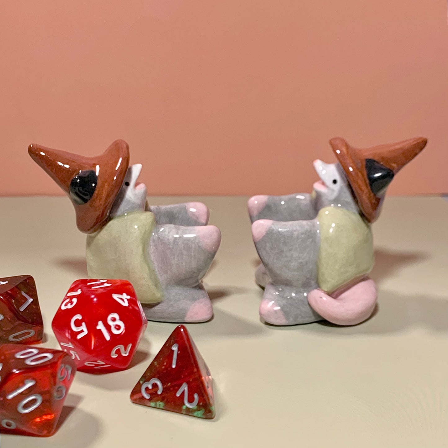 Wizard Possum Dnd Companion D20 Holder