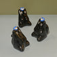 Black Cat with Bird Friend Ceramic Figurine
